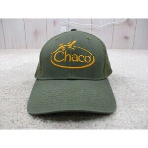 Chaco Hat Cap Snap Back Adjustable Adult One Size Green Trucker Casual Mens